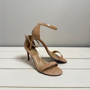 Stuart Weitzman Nu Naked Straight Nude Stiletto Heels
